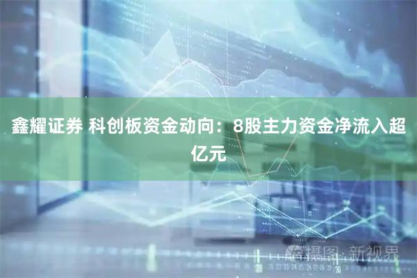 鑫耀证券 科创板资金动向：8股主力资金净流入超亿元
